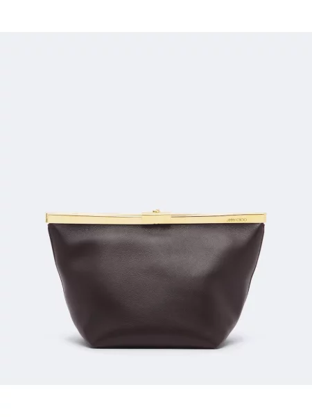 Geantă plic Jimmy Choo din piele