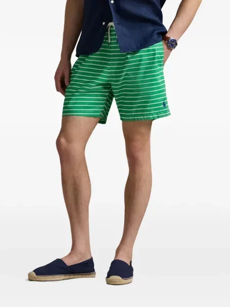 Tricou polo Polo Ralph Lauren cu glugă cu blană cu broderie roșu
