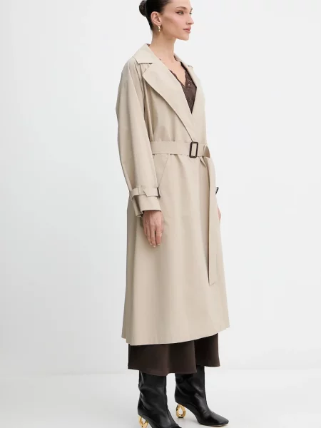 Пальто Weekend Max Mara бежевое