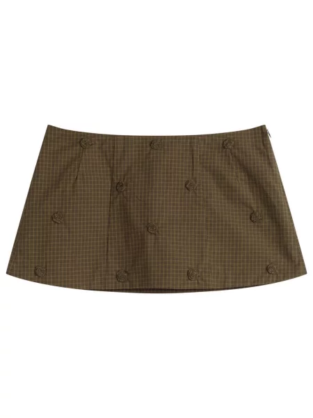 Spódnica mini My Mum Made It w kratę