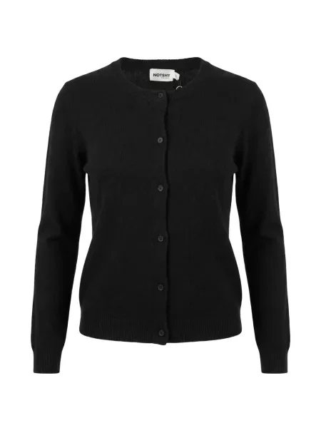 Cardigan Not Shy din cașmir negru