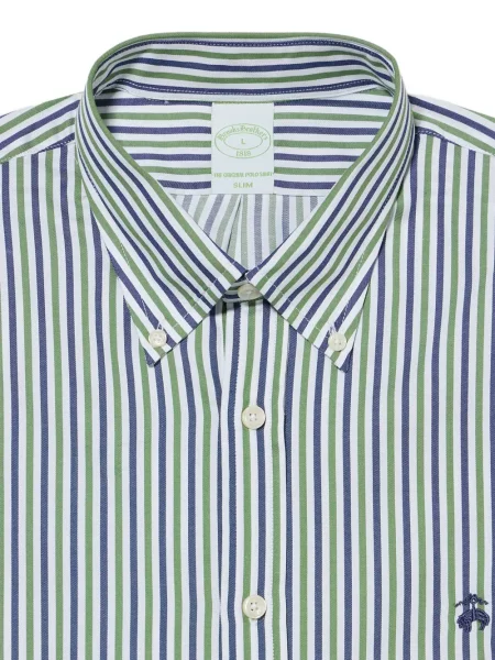 Cămașă Brooks Brothers cu dungi alb