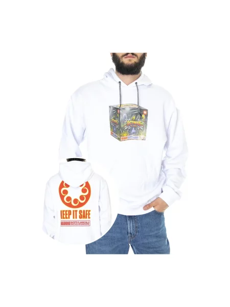 Bluza z kapturem Octopus biała