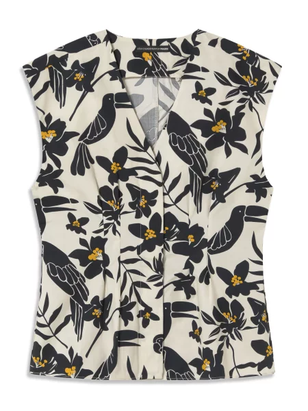 Lola Casademunt Bluza / bijela crna