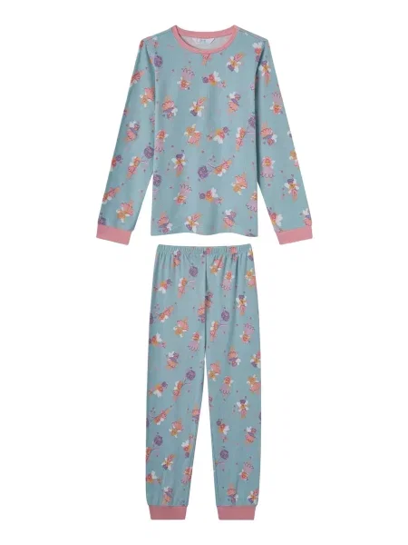 Penti Ruhák alváshoz PENTI Mädchen-Pyjama-Set Fairy Bloom mit langen Ärmeln vegyes színek
