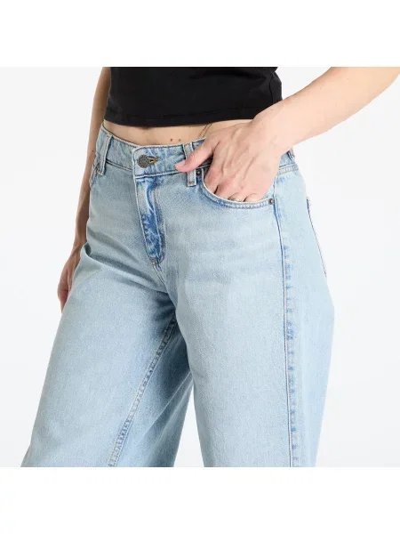 Панталони GUESS Originals Wide Leg Denim Jeans Gj River Light Vinta синьо