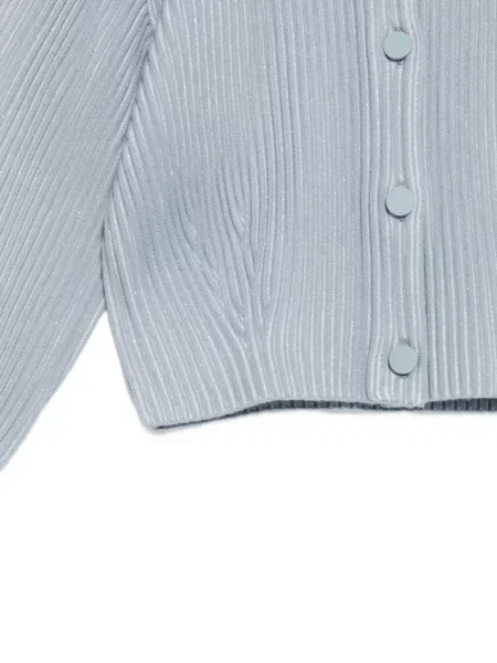 Dětské kardigan Emporio Armani modrý