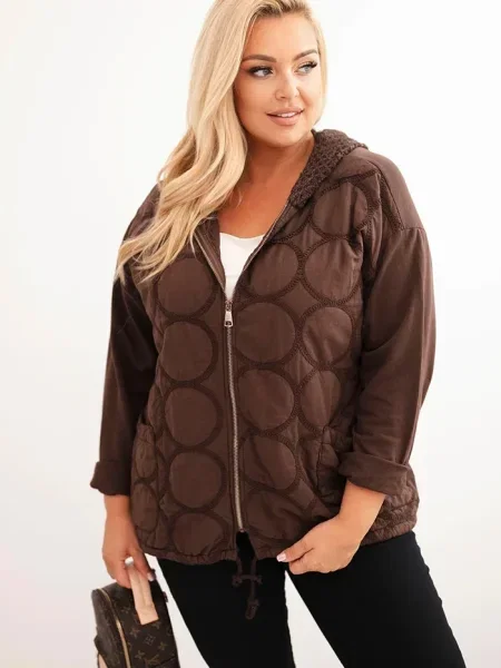 Hanorac cu glugă Kesi Włoski negru