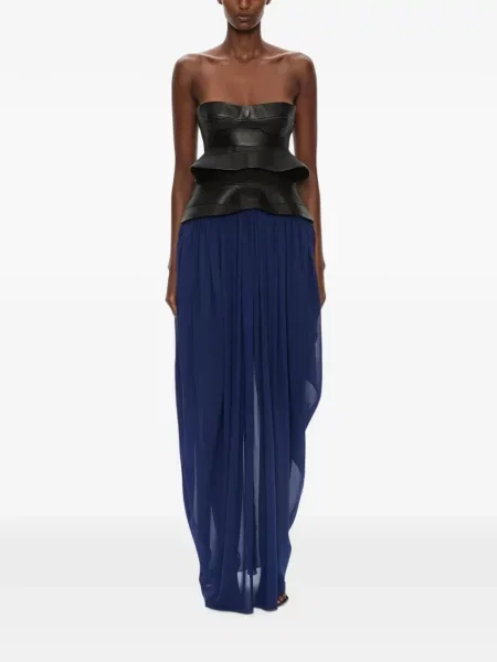 Top Christopher Esber din piele negru