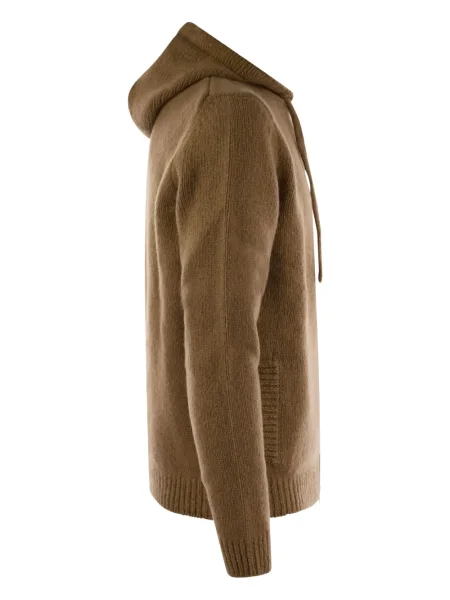 Majica s kapuljačom Fedeli smeđa