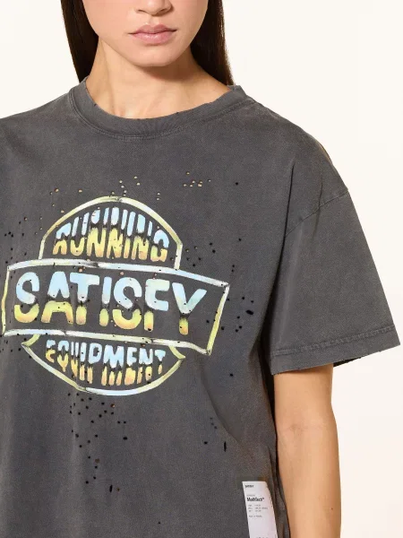 Satisfy Koszulka Do Biegania Mothtech™ grau żółta