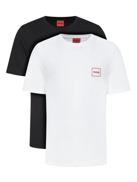 HUGO Set de tricouri﻿ Dugopak Colorat alb