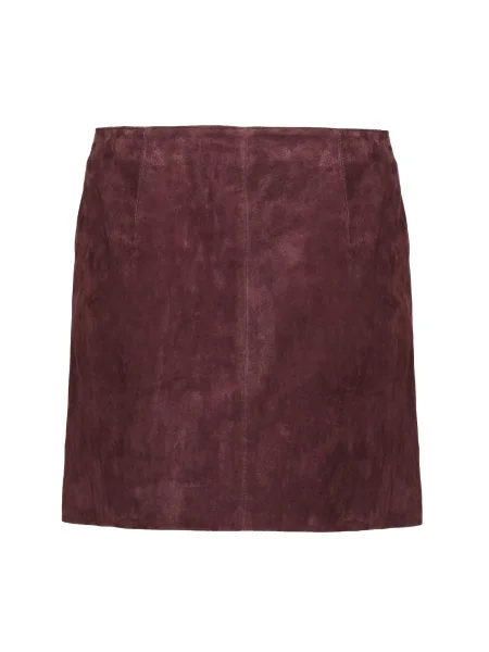 FREAKY NATION Fustă bordeaux roșu