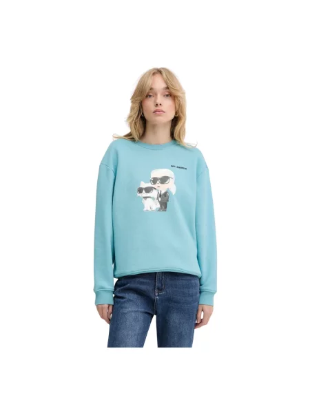 Bluza Karl Lagerfeld niebieska