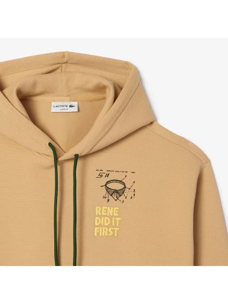 Lacoste Bluza Unisex Lacoste beżowa