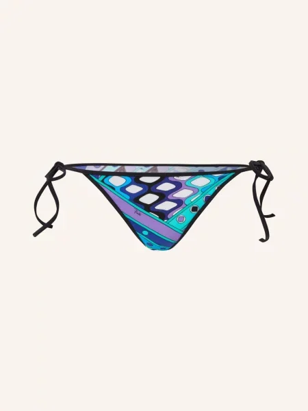 Pucci Dół Od Bikini Trójkątnego blau niebieskie
