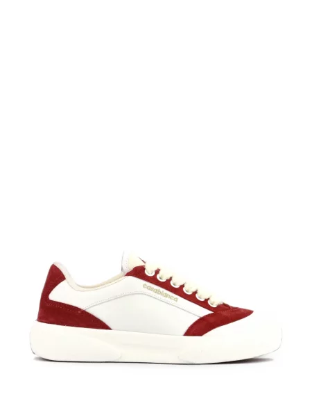 Sneakerși Casablanca cu imagine alb