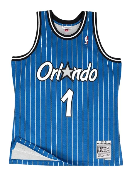 Mitchell & Ness Tricou funcțional NBA OM A.H albastru / negru alb