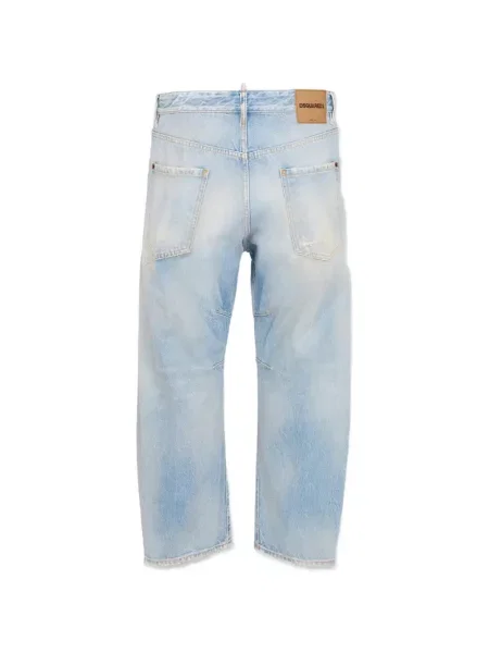 Blugi Dsquared2 cu petice albastru