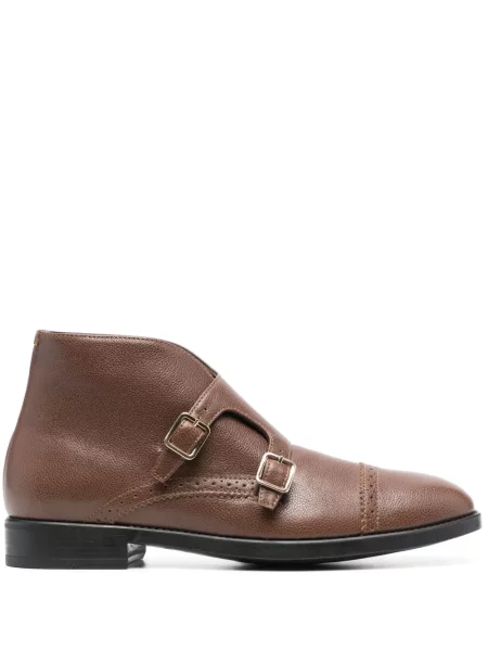 Pantofi monk Tom Ford cu cataramă maro