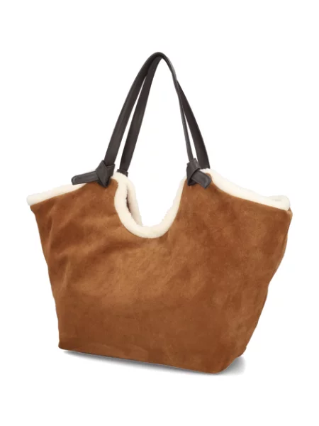 Kabelka Shopper hnědá