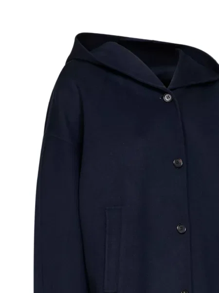 Palton 's Max Mara cu glugă albastru