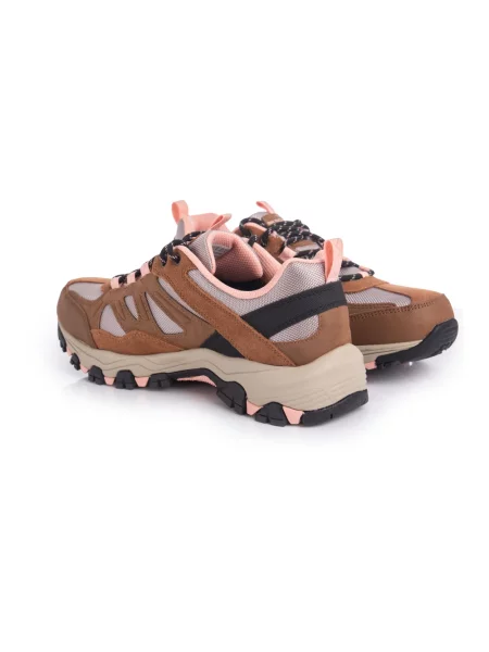 Sneakersy Skechers trekkingowe brązowe