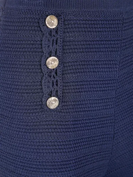 Pantaloni Twinset albastru