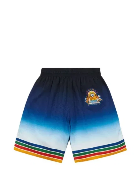 Pantaloni scurți Casablanca de mătase negru