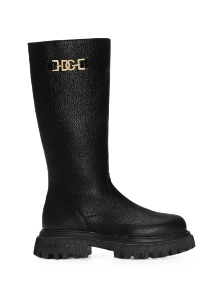 Botki dziecięce Dolce And Gabbana czarne