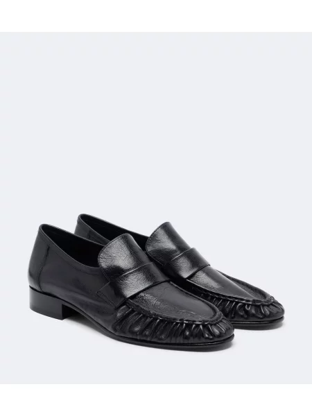 Loafersy The Row čierna