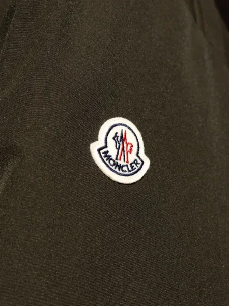 Palton Moncler cu glugă verde