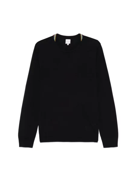Paul Smith sweter wełniany granatowy lekki niebieski