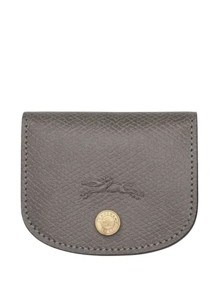 Portofel Longchamp din piele gri