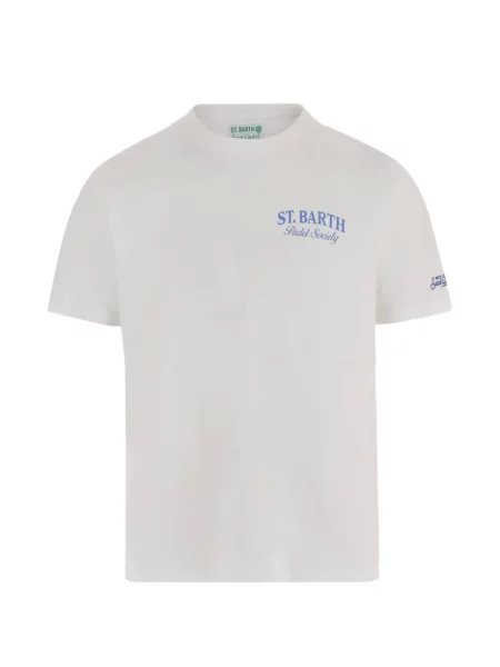 Tricou Mc2 Saint Barth cu imagine alb