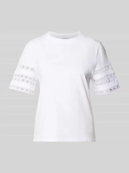 T-shirt z krótkim rękawem model APE' Emme biała