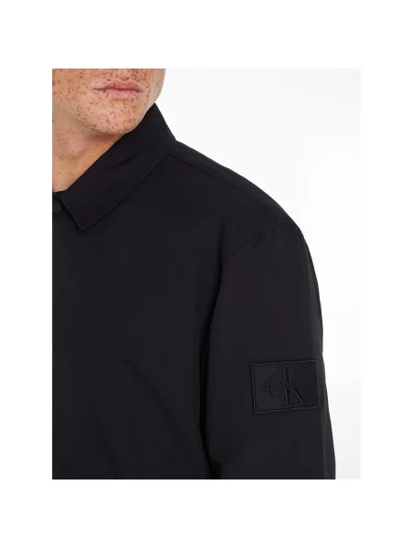 Geacă de blugi Calvin Klein Jeans negru