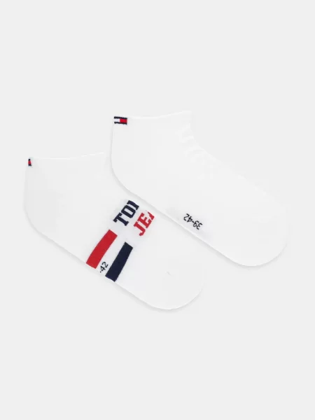 Къси чорапи Tommy Jeans 2 чифта бяло