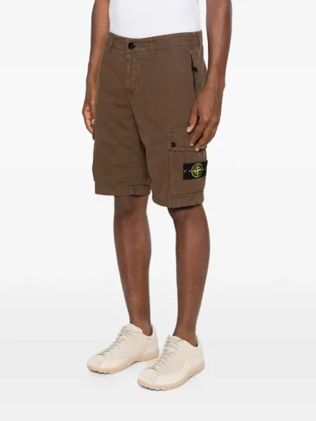 Šortky cargo Stone Island s kamínky hnědé