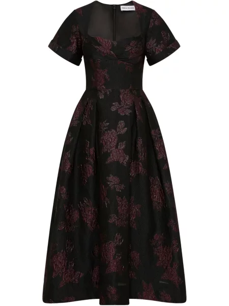 Rochie midi Rebecca Vallance până la genunchi de costum roșu