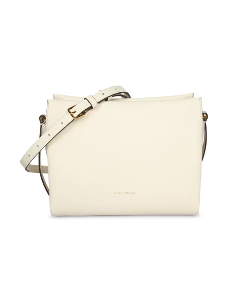 Torebka crossbody Coccinelle biała