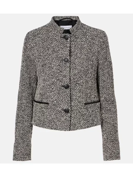 Geacă Max Mara de lână gri