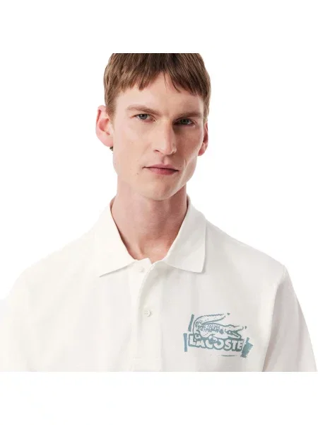 Lacoste Polo Écru bijela