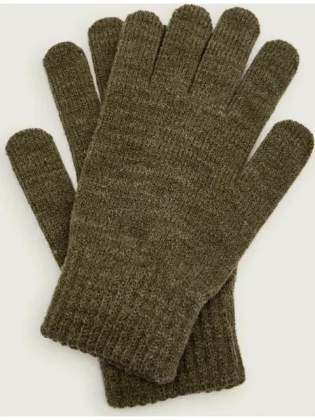 Barbour sál és kesztyű sötétkék mintás zöld