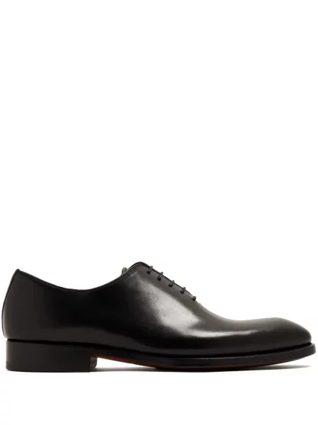 Oxford Magnanni din piele negru