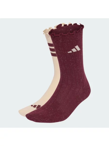 Skarpety z faliste wykończenie w zestaw 2 szt. Adidas