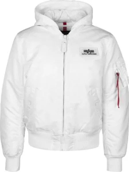 ALPHA INDUSTRIES Prehodna jakna črna bela