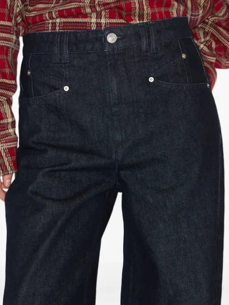 Pantaloni Isabel Marant albastru