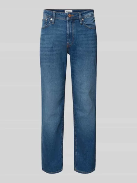 Jeans o kroju straight fit w fasonie model Clark' Jack & Jones niebieskie