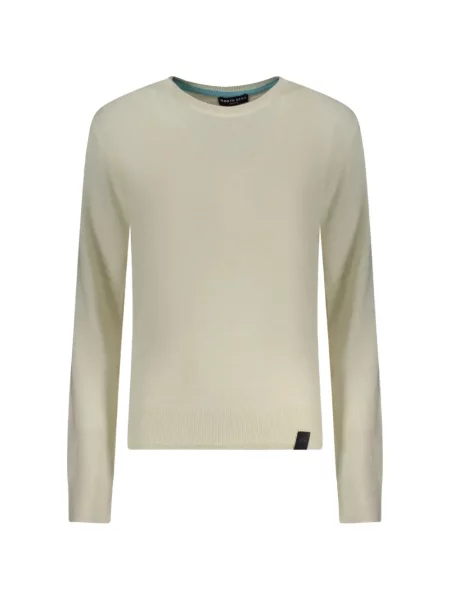 Pulover North Sails cu decolteu rotund alb